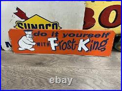 Vintage Frost King Antifreeze Rack Sign