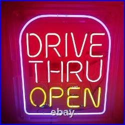 Vintage GHN Neon Inc. Taco Bell Drive Thru Open Neon Sign 28 Wide 31 Tall