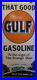 Vintage-GULF-OIL-Lighthouse-porcelain-sign-60-27-Authentic-RARE-1930-s-01-jl