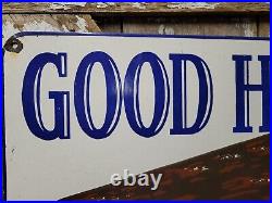 Vintage Good Humor Porcelain Sign 30 Old 1957 Ice Cream Parlor Dairy Food Store