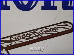 Vintage Good Humor Porcelain Sign 30 Old 1957 Ice Cream Parlor Dairy Food Store