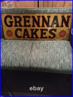 Vintage Grennan Cakes Sign