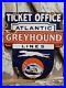 Vintage-Greyhound-Porcelain-Sign-Atlantic-Bus-Ticket-Train-Line-Dog-Veribrite-01-uk