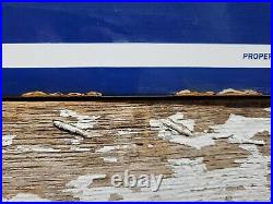 Vintage Greyhound Porcelain Sign Old 1959 Bus Transportation Transit 30 2sided Vintage Greyhound Porcelain Sign Old 1959 Bus Transportation Transit 30 2sided