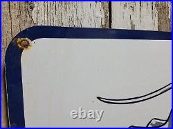 Vintage Greyhound Porcelain Sign Old 1959 Bus Transportation Transit 30 2sided Vintage Greyhound Porcelain Sign Old 1959 Bus Transportation Transit 30 2sided