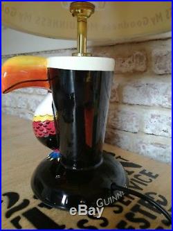 Vintage Guinness Toucan Advertising Lamp-original Shade-beautiful Condition