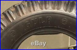 Vintage Gulf Mud Snow Tire Sign Gas & Oil Gasoline Service Station UNUSED MINT