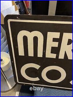 Vintage Hand Painted Merle Norman Cosmetics Department Store Advertising Sign