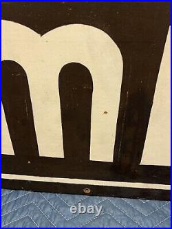 Vintage Hand Painted Merle Norman Cosmetics Department Store Advertising Sign