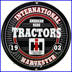 Vintage International Harvester Porcelain Dealer Sign Gasoline Gas Oil Tractor Vintage International Harvester Porcelain Dealer Sign Gasoline Gas Oil Tractor