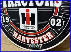 Vintage International Harvester Porcelain Dealer Sign Gasoline Gas Oil Tractor Vintage International Harvester Porcelain Dealer Sign Gasoline Gas Oil Tractor