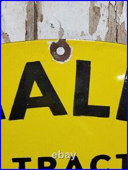 Vintage International Harvester Porcelain Sign 30 Old Farm Tractor Farmall Sign