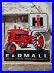 Vintage-International-Harvester-Porcelain-Sign-Farmall-Tractor-Farm-Chicago-Gas-01-qswx