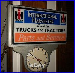 Vintage International Harvester Sign clock