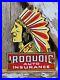 Vintage-Iroquois-Porcelain-Sign-Auto-Insurance-Chief-Door-Plaque-Advertising-01-adi