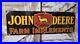 Vintage-John-Deere-Porcelain-Sign-3ft-Tractor-Farm-Implements-Dealer-Sales-Store-01-lyyy