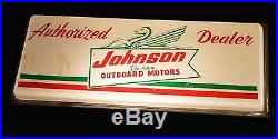 Vintage Johnson Sea-Horse Outboard Motors Authorized Dealer Lighted Sign