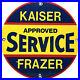 Vintage-Kaiser-Frazer-Porcelain-Service-Sign-Pump-Plate-Motor-Oil-Gasoline-01-lhea