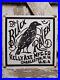 Vintage-Kelly-Axe-Porcelain-Sign-Gas-Black-Raven-Knife-American-Adverting-Bird-01-vcc