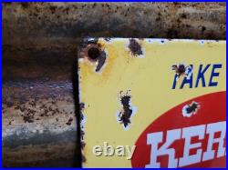 Vintage Kerns Porcelain Sign Old Bread Bakery Food Store General Grocery Baker Vintage Kerns Porcelain Sign Old Bread Bakery Food Store General Grocery Baker