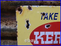 Vintage Kerns Porcelain Sign Old Bread Bakery Food Store General Grocery Baker Vintage Kerns Porcelain Sign Old Bread Bakery Food Store General Grocery Baker