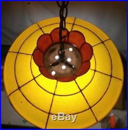 Vintage Kodak Camera Film Store Counter Hanging Stained Glass Light Lamp Sign