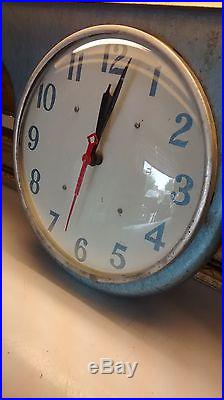 Vintage LONE STAR BEER Lighted Clock Sign RARE! NO RESERVE NO RESERVE