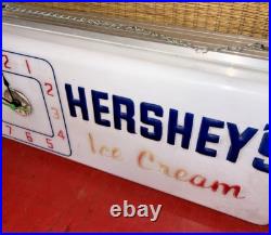 Vintage Lighted HERSHEY'S ICE CREAM Sign & Clock Rare Piece of Advertising Vintage Lighted HERSHEY'S ICE CREAM Sign & Clock Rare Piece of Advertising