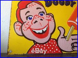 Vintage Metal Tin HOWDY DOODY TWIN POP POPSICLE TIN ADVERTISING SIGN Ice Cream
