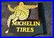 Vintage-Michelin-Tires-Porcelain-Gas-Double-Sided-Service-Station-Flange-Sign-01-jfn