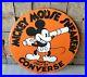 Vintage-Mickey-Mouse-Porcelain-Gas-Pump-Walt-Disney-Converse-Baseball-Shoes-Sign-01-uj