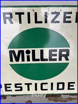 Vintage Miller Fertilizers Insecticides Sign