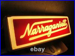 Vintage Narragansett Beer Lighted Sign Amazing Light Works