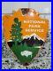 Vintage-National-Park-Service-Porcelain-Sign-Forest-Park-Ranger-Arrowhead-Gas-01-eaq