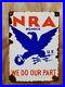 Vintage-Nra-Porcelain-Sign-Gas-Oil-National-Government-Recovery-Agency-Service-01-sr