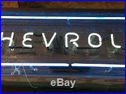 Vintage ORIGINAL Neon CHEVROLET Truck NEON TAILGATE Sign Old Chevy GMC Pickup