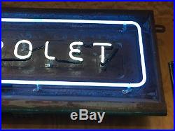 Vintage ORIGINAL Neon CHEVROLET Truck NEON TAILGATE Sign Old Chevy GMC Pickup