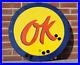 Vintage-Ok-Chevrolet-Porcelain-Metal-Gas-Oil-Sign-Ad-24-Dealership-Sales-Rare-01-zrn