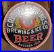 Vintage-Old-Antique-Rare-Crystal-Springs-Beer-Adv-Porcelain-Enamel-Sign-Board-01-iwkf