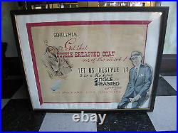 Vintage Old Orchard Fine Tailoring Advertising Sign