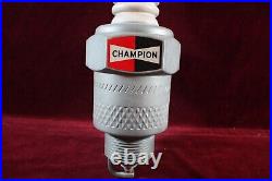 Vintage Original Champion Spark Plug Sign 3d Display Old Gas Advertising