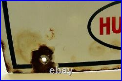 Vintage Original Esso Extra Gasoline Pump Plate Sign 18 x 10 3/4