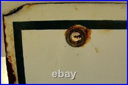 Vintage Original Esso Extra Gasoline Pump Plate Sign 18 x 10 3/4