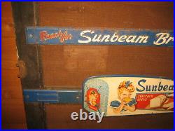 Vintage Original General Store Door Florida Cracker Store Sunbeam Bread Sign