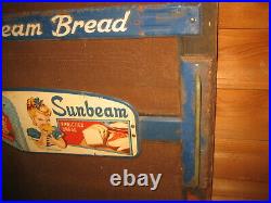 Vintage Original General Store Door Florida Cracker Store Sunbeam Bread Sign