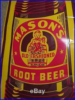Vintage/Original MASON'S ROOT BEER Embossed Metal Soda Sign40s-Very Rare! WOW