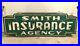 Vintage-Original-SMITH-Insurance-Double-Sided-6ft-Porcelain-Neon-Can-Sign-01-cceq