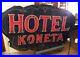 Vintage-Porcelain-Neon-KONETA-HOTEL-Sign-Wapakoneta-Ohio-01-iszg
