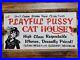 Vintage-Pussycat-House-Porcelain-Sign-Gentlemans-Bar-Brothel-Ladies-Club-Women-01-uh