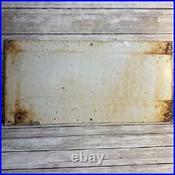 Vintage RARE Getty Oil Co. Lease Sign Well No. 1 Texas Oil Sign Shaeffer Ranch